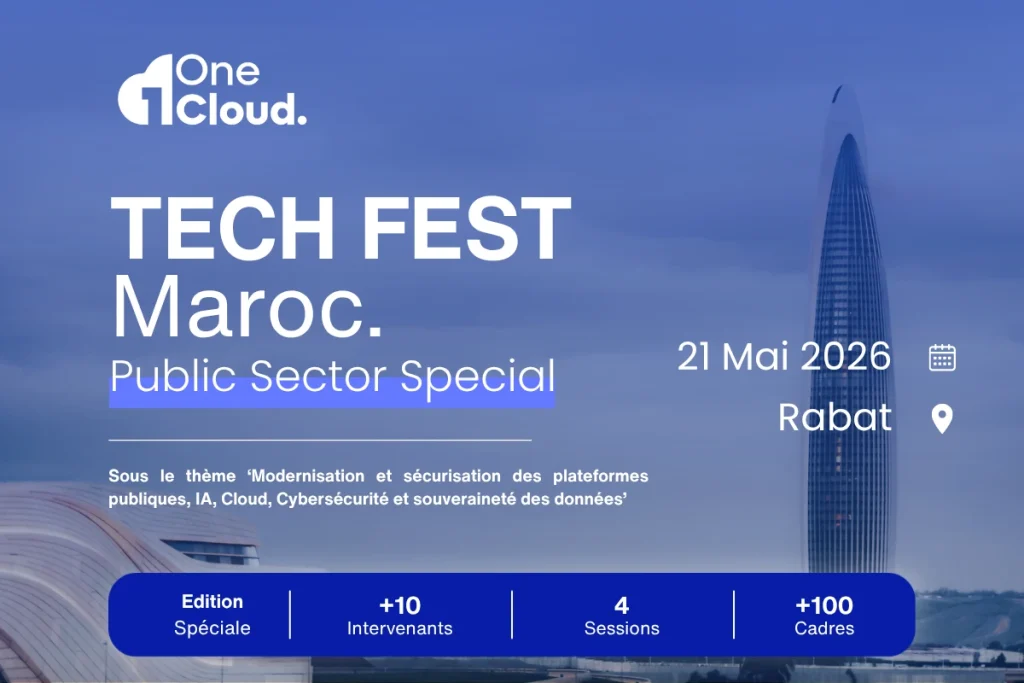 Tech Fest, salle de presse, OneCloud réinvente le parcours cloud.